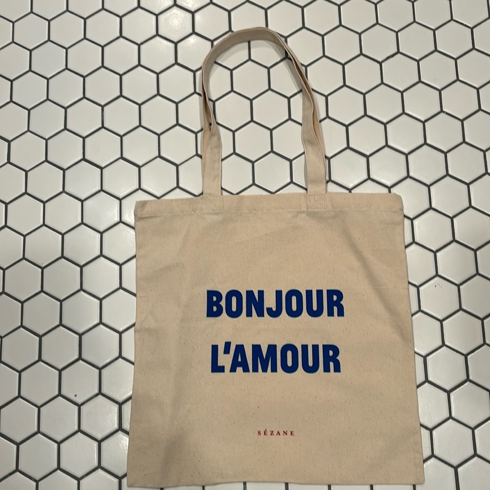 Original Sezane tote from brand launch-rare!!